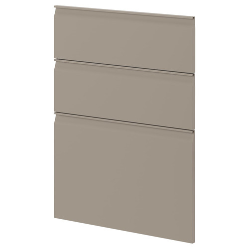 METOD 3 fronts for dishwasher, Upplöv matt dark beige, 60 cm