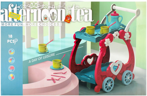 Afternoon Tea Cart/Tray Playset 3+