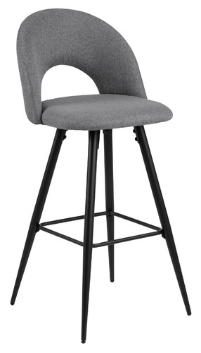 Bar Stool Ayla, grey