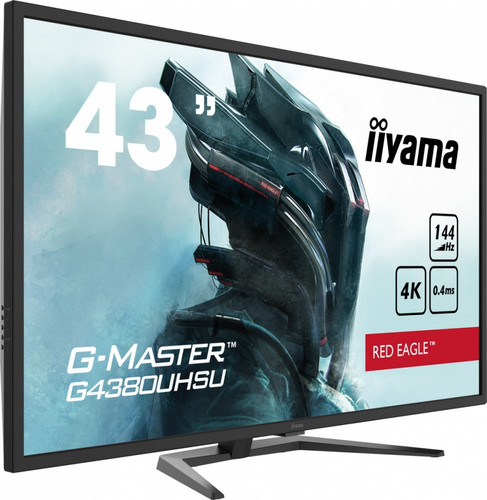 Iiyama 43" Monitor G4380UHSU-B1 4K, VA, 2xHDMI, DP, 0,4ms, 550cd/m2, USB3.0