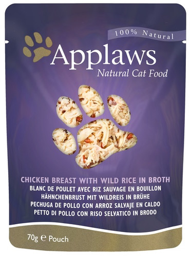 Applaws Natural Cat Food Chicken Breast with Wild Rice 70g