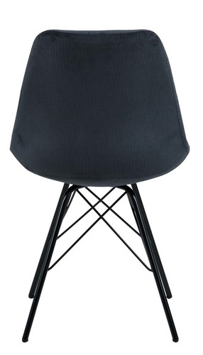 Chair Eris, corduroy, anthracite