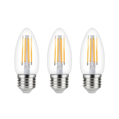 Diall LED Bulb Filament C35 E27 470 lm 2700 K 3-pack