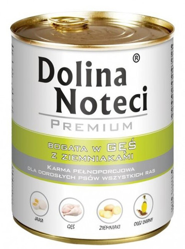 Dolina Noteci Premium Wet Dog Food with Goose & Potatoes 800g