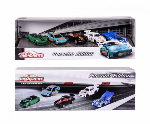 Majorette Porsche Vehicle Set 5-pack 3+