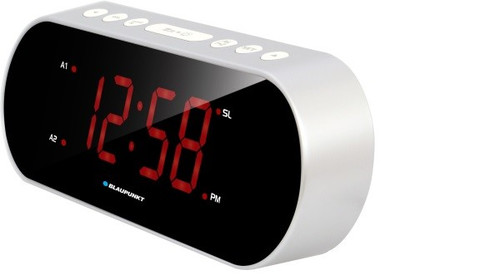 Clock Radio with Dual Alarm and USB Charging CR6SL