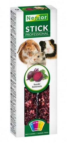 Nestor Professional Rodent Stick - Beetroots 2pcs