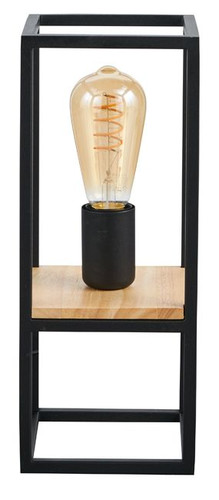 Table Lamp Libertad 1 x E27, black-wood