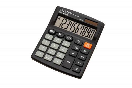 Citizen Dekstop Calculator SDC-810NR, black