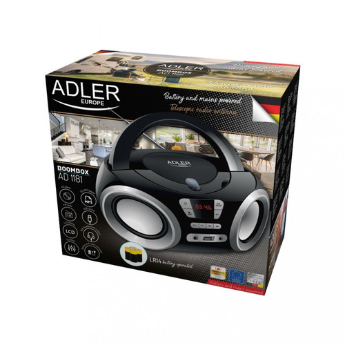 Adler Portable Radio CD-MP3 USB AD1181