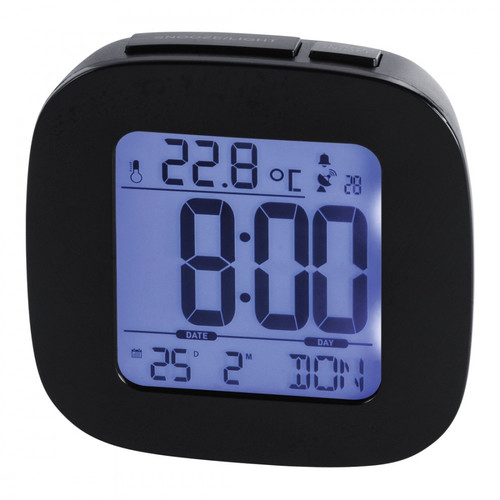 Hama Radio Alarm Clock RC45, black