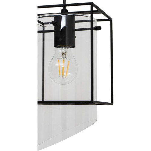 GoodHome Pendant Lamp Daluiz E27, black