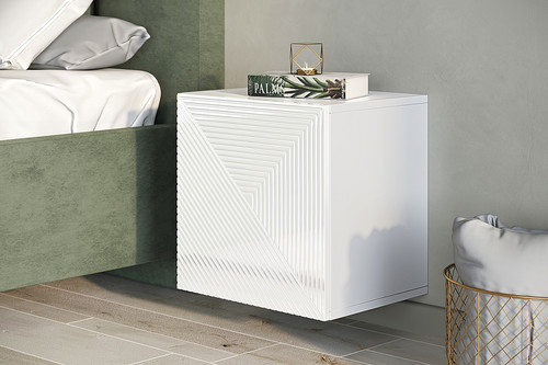 Wall Cabinet Asha, glossy white