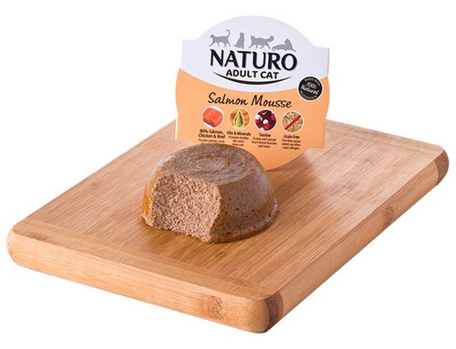 Naturo Adult Cat Grain Free Salmon Mousse 85g