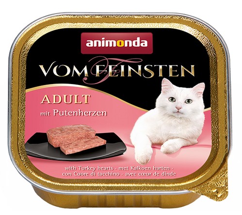 Animonda vom Feinsten Cat Adult Turkey Hearts 100g