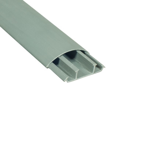 Cable Cover Strip LPO 15x50 mm, cemi-circular, grey