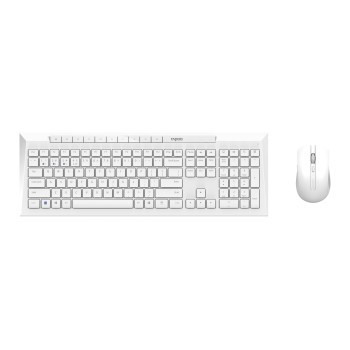 Rapoo Wireless Keyboard and Mouse Set Multi-Mode 8210M, white