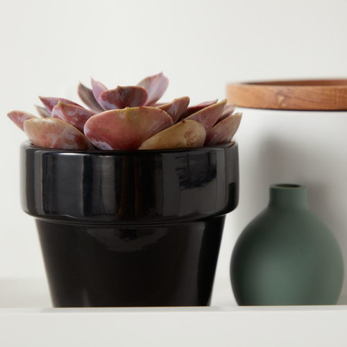 Plant Pot GoodHome 9 cm, black