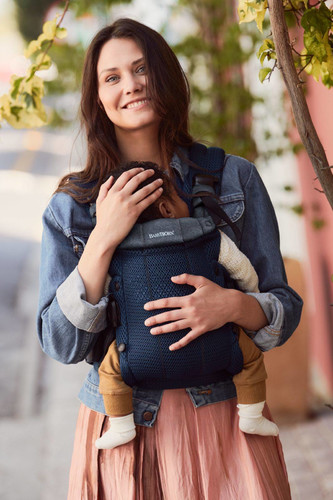 BABYBJORN - Baby Carrier Harmony 3D Mesh, Navy Blue	0-36m