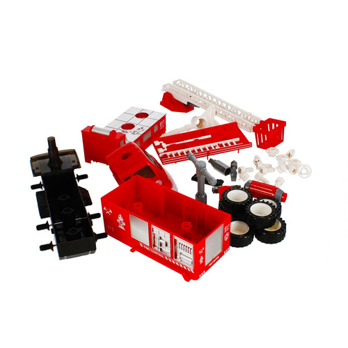 DIY Assembling Fire Truck 3+