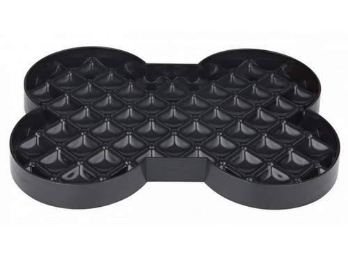 SloDog Slow Feeder Plate, black