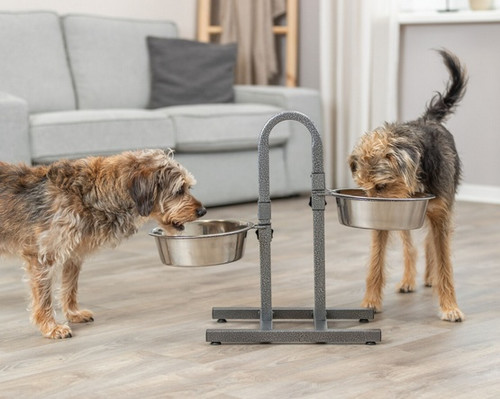 Trixie Adjustable Stand with 2.8L Bowls for Dogs