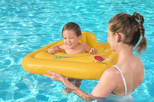 Bestway Inflatable Baby Swim Seat Swim Safe Step A 76 x 76 cm 12m+