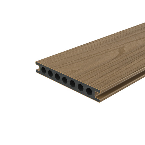GoodHome Composite Deck Board 2.2 x 14.5 x 220 cm, teak
