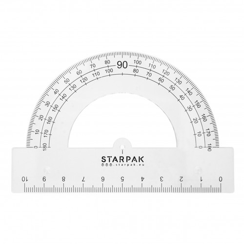 Starpak Protractor 180 10cm