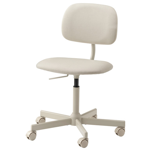 BLECKBERGET Swivel chair, Idekulla beige