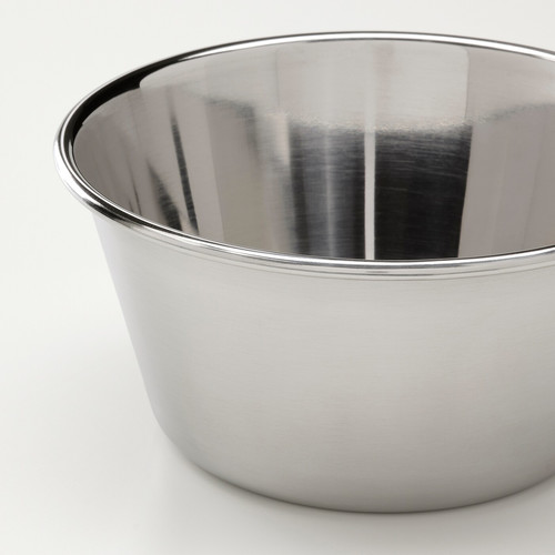 GRILLTIDER Serving bowl, stainless steel, 13 cm