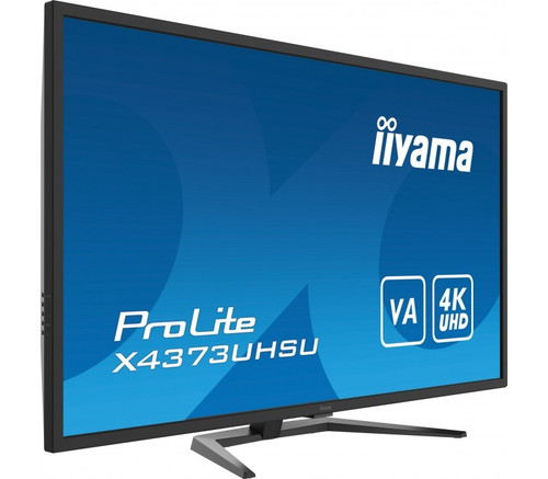 Iiyama 43" Monitor 4K VA 2xHDMI DP mDP 3ms 2x7W USBx4 X4373UHSU-B1