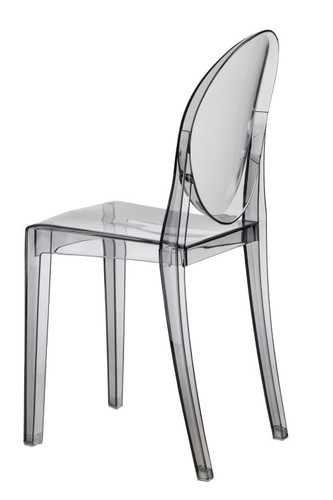 Chair Viki, grey, transparent