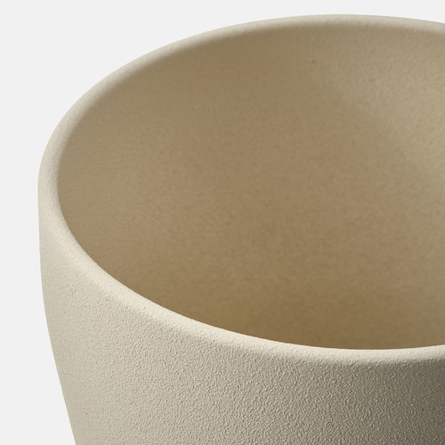 PERSILLADE Plant pot, light beige, 12 cm