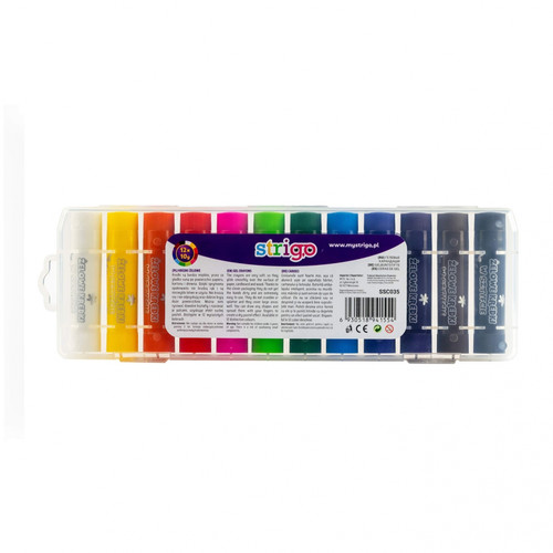 Strigo Gel Crayons 12 Colours