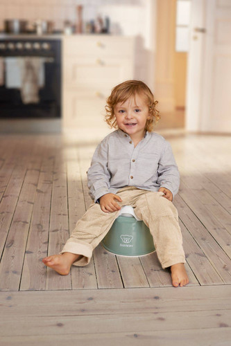 BABYBJÖRN - Potty Chair - Deep Green/White