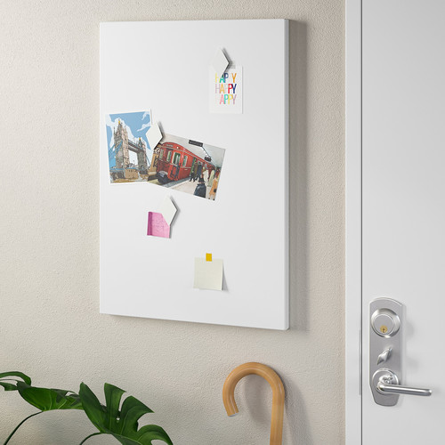 SVENSÅS Memo-board, white, 40x60 cm