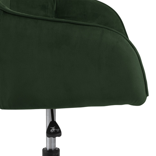 Desk Chair Brooke, velvet, green