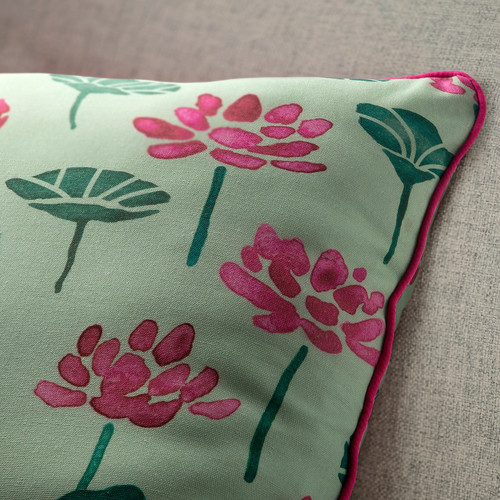 AROMATISK Cushion cover, green, 50x50 cm