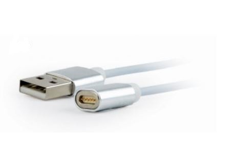 Gembird USB Magnetic Cable 3 in 1 1m, silver