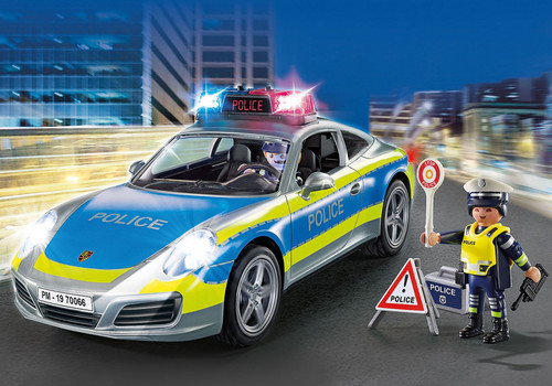 Playmobil Porsche 911 Carrera 4S Police 70066 4+