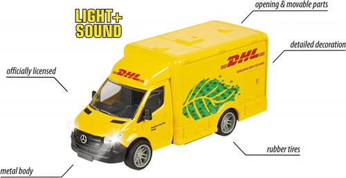 Majorette Mercedes-Benz Sprinter DHL 12cm, metal, 3+