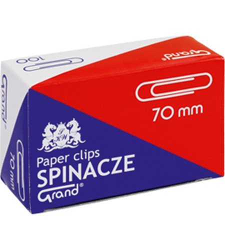 Paper Clips 70mm 100pcs 10-pack