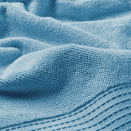 VINARN Bath towel, blue, 70x140 cm