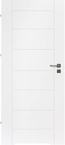 Internal Door with Undercut Exmoor Sette 80, left, white