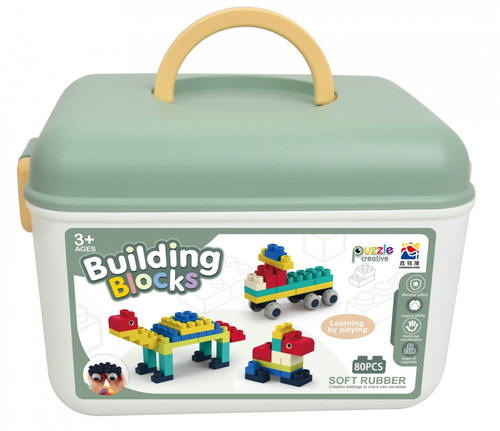 Building Blocks Junior Soft 80pcs 3+