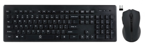 Rebeltec Wireless Set Keyboard Mouse Millenium, black