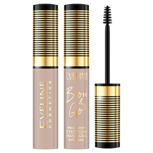 Eveline Brow & Go Eyebrow Mascara with Fibers no. 05 Taupe 6ml