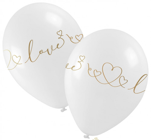 Decorative Balloons Love 5-pack
