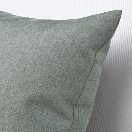 KÄRLEKSGRÄS Cushion, green, 40x40 cm